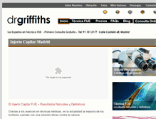 Tablet Screenshot of drgriffiths.es